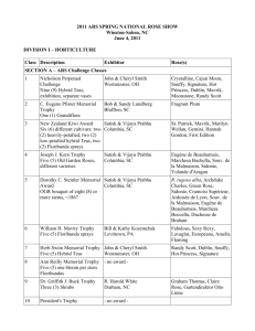 2011 ARS SPRING NATIONAL ROSE SHOW Winston