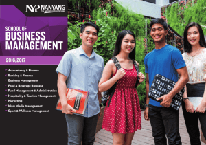 BUSINESS MANAGEMENT - Nanyang Polytechnic