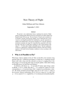 New Theory of Flight