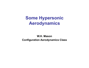 Hypersonic Aerodynamics Basics Class