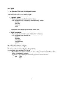 OUTLINE UNIT 3