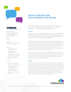Gone in 60 Seconds - From Salesforce to Quote