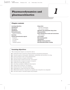 1 Pharmacodynamics and pharmacokinetics