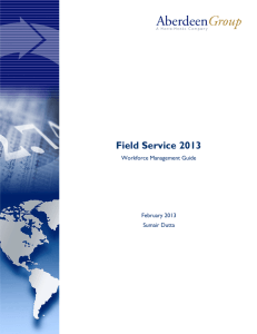 Field Service 2013: Workforce Management Guide