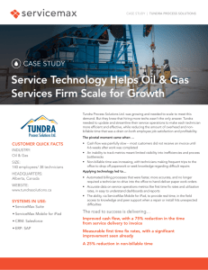 Service Technology Helps Oil & Gas Services Firm