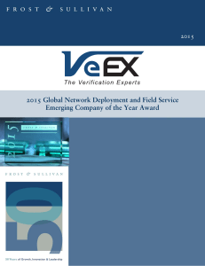 2015 Global Network Deployment and Field Service Emerging