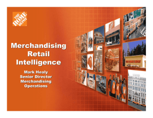 Merchandising Retail Intelligence Merchandising Retail Intelligence