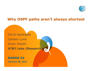 Why OSPF paths aren't always shortest