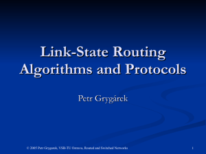Link state algorithms