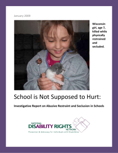 School is Not Supposed to Hurt: Investigative