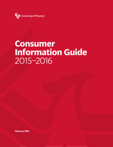 Consumer Information Guide 2015–2016