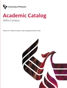 Academic Catalog - To Parent Directory