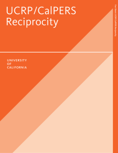 UCRP/CalPERS Reciprocity - UCnet