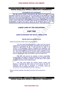 2010 PRE-WEEK BAR EXAM NOTES ON LABOR LAW