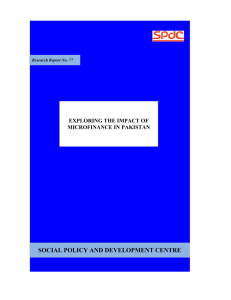 - Social Policy and Development Centre