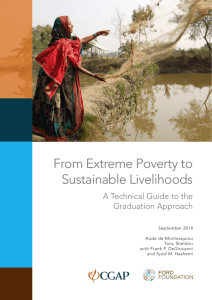 From Extreme Poverty to Sustainable Livelihoods