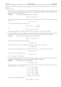 Math 21 HW7 solutions Spring 2010 Here are the solutions to the