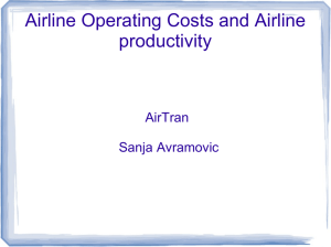 Air Tran Cost and Productivity Analysis (Avramovic)