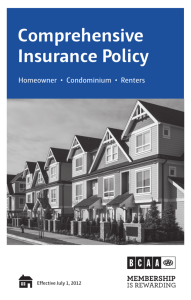 Comprehensive Insurance Policy