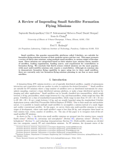 A Review of Impending Small Satellite Formation Flying Missions