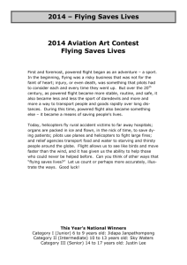 2014 – Flying Saves Lives 2014 Aviation Art Contest Flying Saves