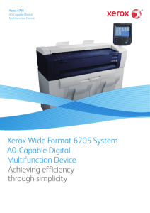 Brochure - Xerox Wide Format 6705 System