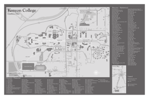 Campus Map - Kenyon College