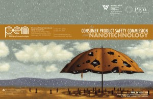The Consumer Product Safety Commission and Nanotechnology