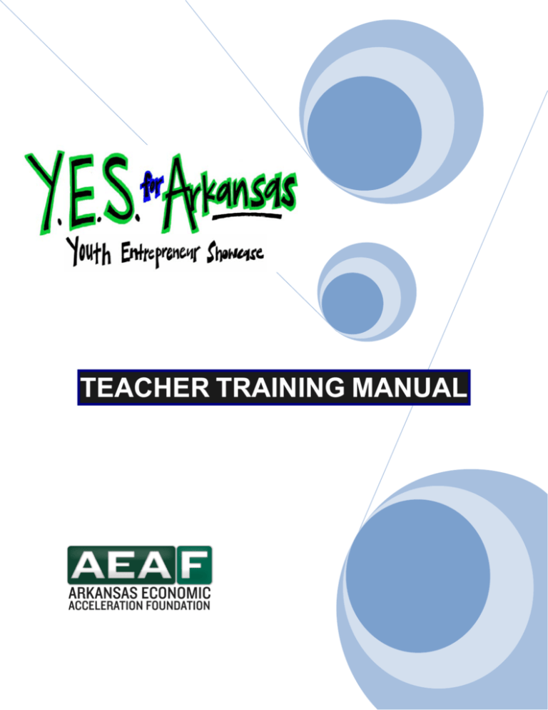 teacher training manual Arkansas Capital Corporation