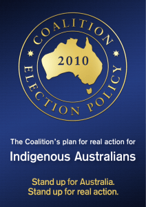 the coalition's plan for real action for indigenous australians