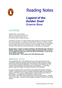 Legend of the Golden Snail by Graeme Base