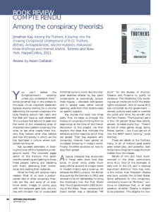 BOOK REVIEW COMPTE RENDU Among the conspiracy theorists