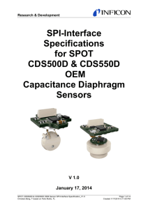 SPOT CDS500D & CDS550D OEM Sensor SPI