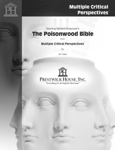 The Poisonwood Bible - Multiple Critical Perspective Sample PDF