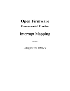 Open Firmware Interrupt Mapping - Unix-AG FH