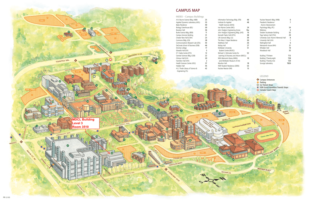 Campus Map Faculty Of Health Sciences