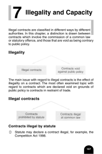 Chapter 7_Illegality and Capacity