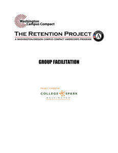 group facilitation - Washington Campus Compact