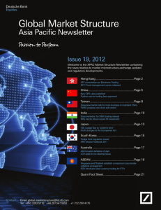 Deutsche Bank - Global Market Structure