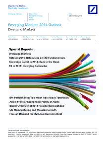Emerging Markets 2014 Outlook