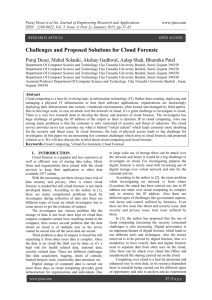 Challenges and Proposed Solutions for Cloud Forensic