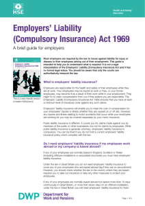 Employers' Liability (Compulsory Insurance) Act 1969
