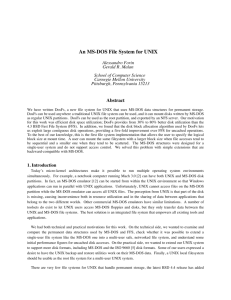 An MS-DOS File System for UNIX