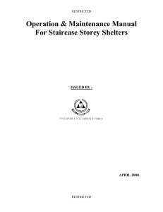 Operation & Maintenance Manual for Staircase Storey Shelters