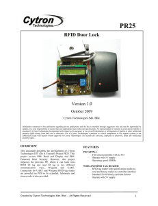 RFID Door Lock