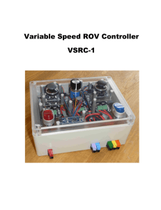 Variable Speed ROV Controller VSRC-1