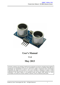User's Manual May 2013