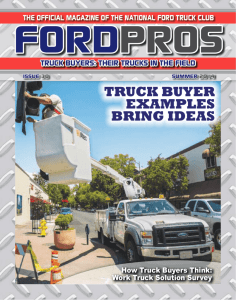 The Official Magazine of the National FOrd Truck Club Truck Buyers