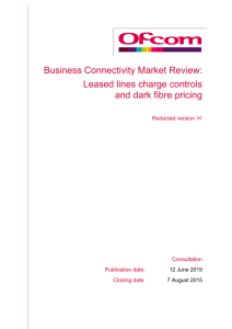 Business Connectivity Market Review: Leased lines