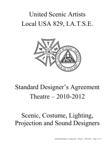 Standard Designer's Agreement